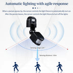 Motion Sensor 220V 110V 12V Automatic Infrared PIR Movement Detector 180° Rotating Outdoor Light Switch Human Presence Sensor