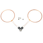 70MM Dual coil TYPE-C USB Wireless Power Supply Transmitter Inductor Receiver LED Light Lighting DIY Toys Model Robot Sand Table