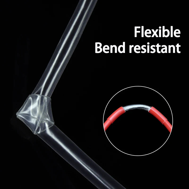 2/5/10m 2:1 Heat Shrink Tube Clear Diameter 0.6mm ~ 120mm DIY Wire Cable Repair Wrap Waterproof Insulated Protective Sleeve 600V