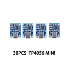 30PCS Micro/TYPE-C/MINI USB 5V 1A 18650 TP4056 Lithium Battery Charger Module Charging Board With Protection Dual Functions
