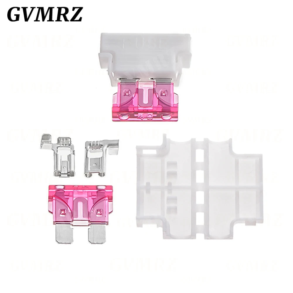 5PCS/lot  Auto Standard Middle Fuse Holder + Car Boat Truck ATC ATO Blade Fuse 1A 2A 3A 4A 5A 7.5A 10A 15A 20A 25A 30A 35A 40A