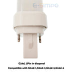 1PC G24d 2Pin 5W 7W 9W 11W 2U CFL PLC 13W 18W 26W LED Replacement Horizontal Retrofit PL Plug Lamp,Ballast Removal Required