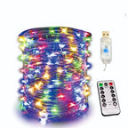 USB Led String Light 5M/10M/20M/30M 8Mode Remote Control Lights Fairy garlands Wedding Christmas Holiday Decor lamps New Year