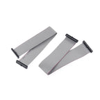 1PCS FC 1.27mm Pitch Gray Flat Ribbon Data Cable IDC Double Ends Same Direction 6/10/14/16/20/30/34/40P JTAG ISP Download Cable