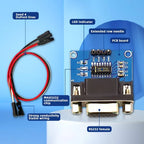 5PCS RS232 To TTL Converter Module，MAX3232 3.3V To 5V RS2323 COM Serial Prot Board To TTL Connector for Arduino Microcontrollers