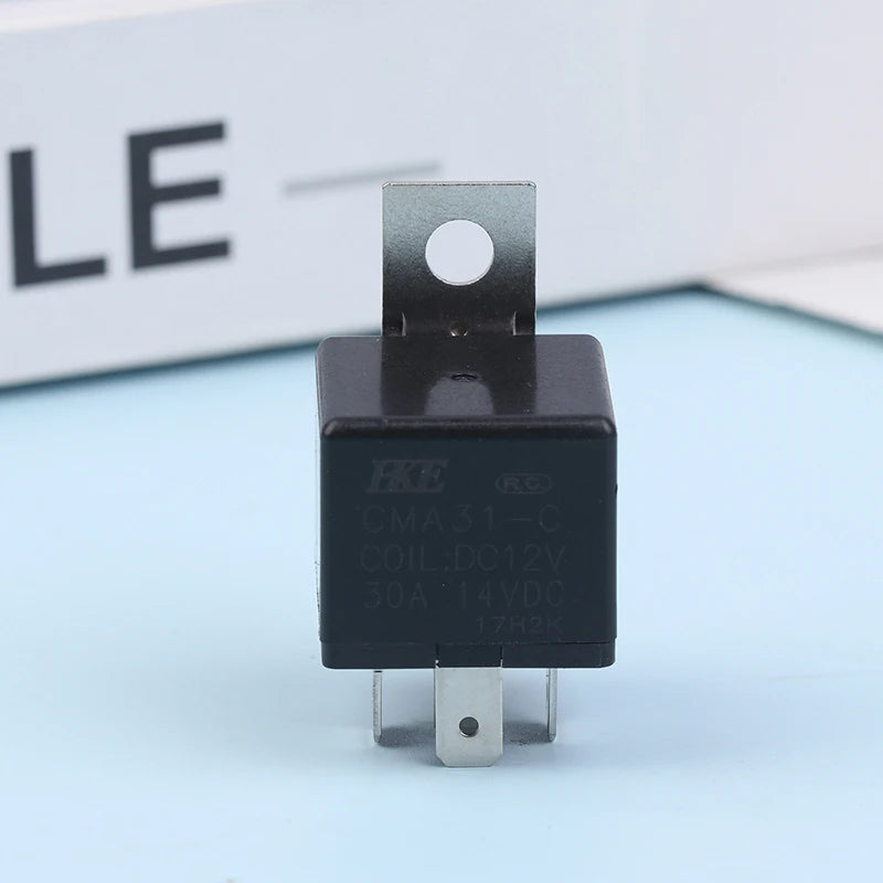1Pc CMA31-C DC12V Waterproof Automotive Relay 12VDC 5Pin 30A With Backplate HKE Car Relay 12V 5Pin With Relay Socket