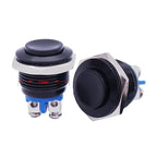 2/5/10Pcs Waterproof IP67 16mm Round Metal Switch Self-reset ON-OFF Momentary Push Button Switch