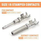 188pcs Deutsch DT Series Size 16 Stamped Anderson Connector Waterproof Automotive Electrical ﻿ Bnc Cable Peeler Assortment Plug