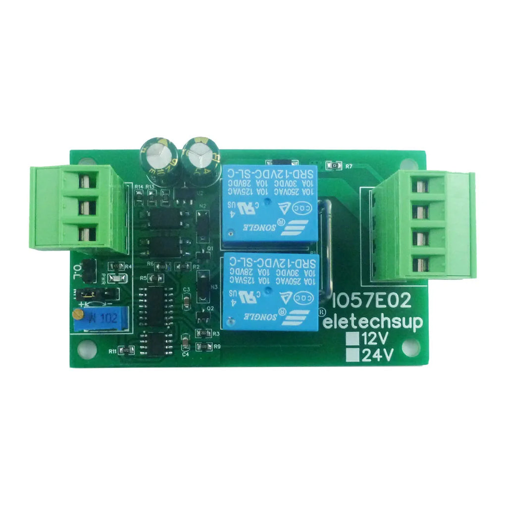Brushed DC Motor Overload Overcurrent Short Circuit Protector Board Forward Reverse Controller Driver Relay Module 12V 24V