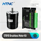 100W BLDC Motor with RS485 Driver Hall Sensor Support 3000 5000 10000 RPM Speed Adjustable DC Brushless Motor Kit DC 12-48V