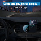 Bluetooth 5.0 FM/AUX Transmitter Audio FM Transmitter and Receiver Hands-Free Car Adapter FM Bluetooth Fast Charger