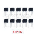 10PCS KBP307 DIP4 Power Diode Electronica Componentes Diode Bridge Rectifier 3A 1000V Set Immersion Kit Throught Hole