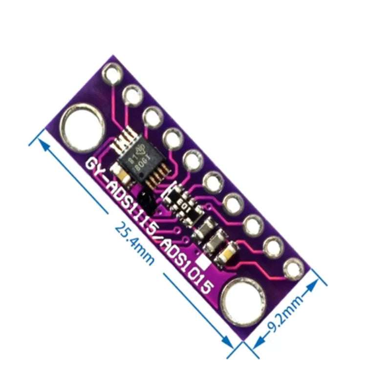 YT 1PCS ADS1115 & ADS1015 16-Bit 4-Channel Analog-to-Digital Converter Module, Programmable Adjustable Gain