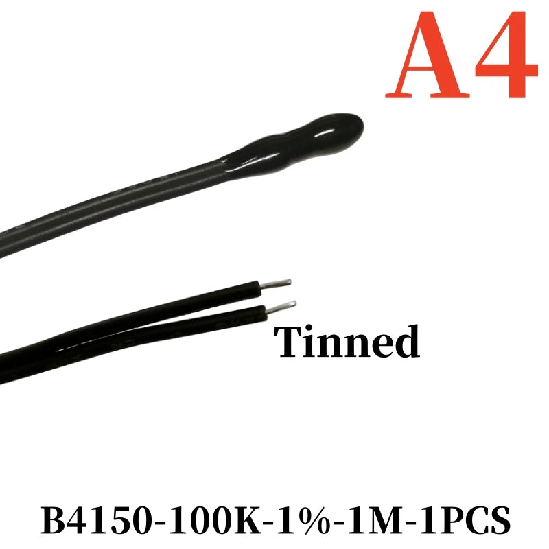 New Energy Vehicle Lithium Battery Temperature Sensor NTC Thermistor 10/100K Water Drop Temperature Probe B3435/4150 50CM 1M