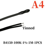 New Energy Vehicle Lithium Battery Temperature Sensor NTC Thermistor 10/100K Water Drop Temperature Probe B3435/4150 50CM 1M