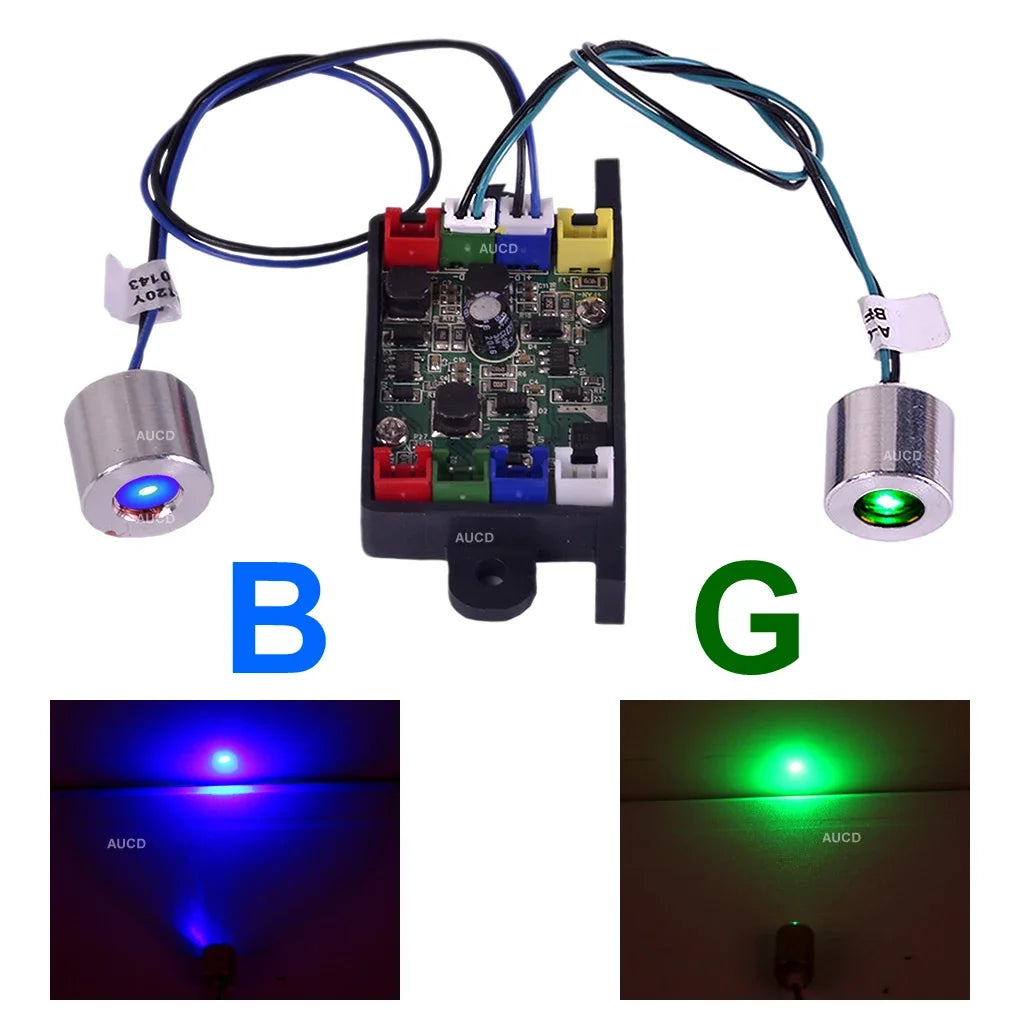 Φ18mm/0.7" Red-100mW Blue-150mW Green-60mW RGB Laser Diode Drivers For Gunsight Disco DJ Party Projector Stage Lights DPSS Part