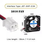 3010 4010 5010 3D Printer Cooling Fan, 12V 24V 5V 2Pin Low Noise, for Ender 3-Style J-Head Heatsink