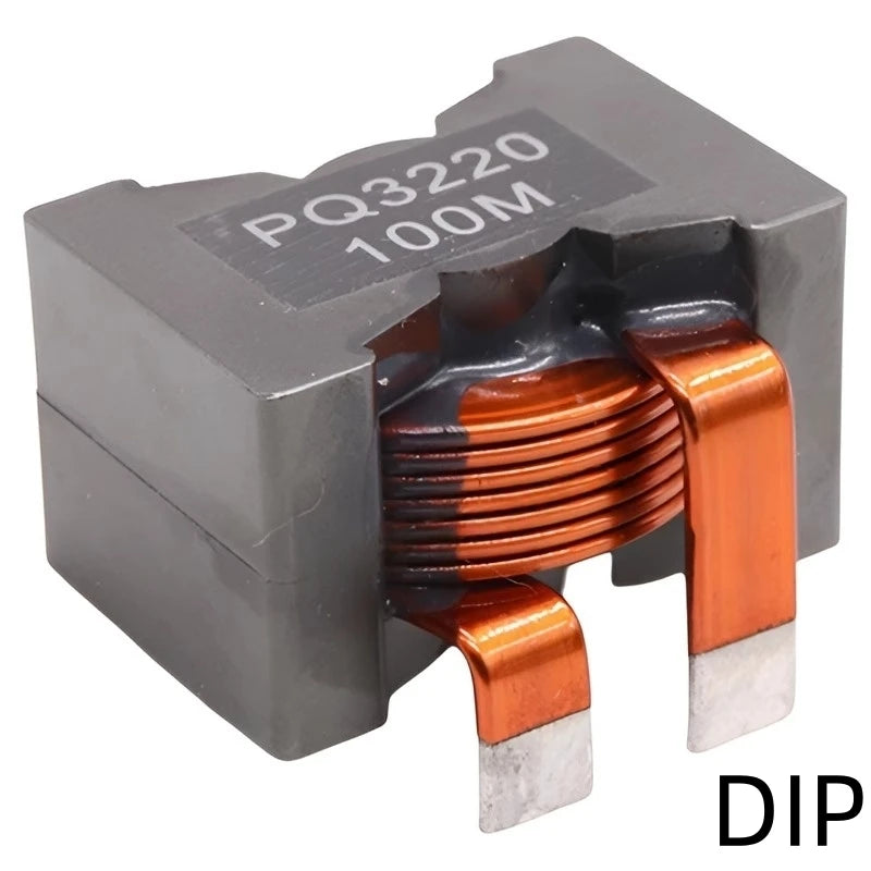 1PCS High Current Inductor 10uH 50A Energy Storage Filter Plug-in Flat Copper Wire Core Coil PQ3320 Power Inductor