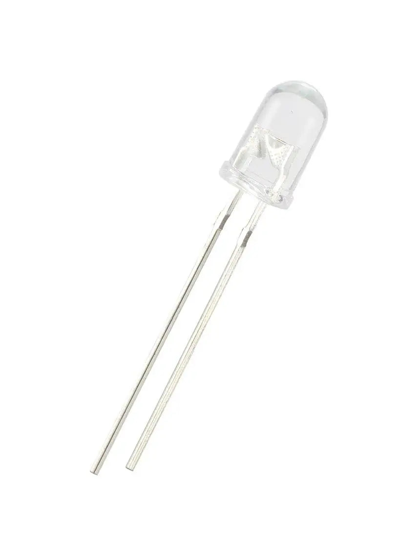 100pcs 5mm IR LED 850nm Clear Lens Infrared Diode 20mA Transparent 5 mm Through Hole Light Emitting Diode 850 Nm LED Lamp