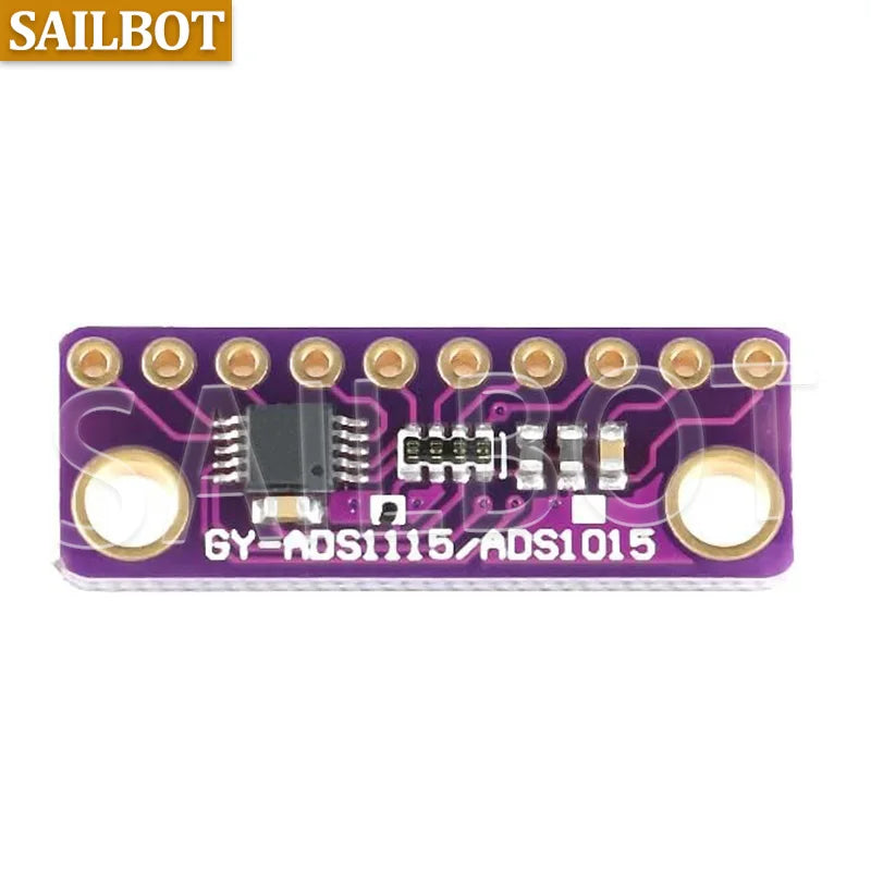 DC 2 -5V 4 CH ADS1115 Module ADC with Pro Gain Microcontroller 16 Bit Amplifier Board for Arduino I2C IIC ADC AVDD
