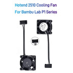 Bamboo Lab X1 P1 Hotend Cooling Fan with Cable for 3D Printer Rapid Accessories Heater Thermistor Compatible with X1C P1S P1P Mo