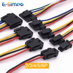 5pc Micro-Fit MX3.0 Single Row 2/3/4/5/6Pin Male Female 43025 43020 Plug Receptacle 20AWG 20/30/50cm Wire Connector Cable Harnes