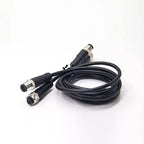 M12 Female 6Pin Connector C Code To Male Cable Crodset 0.5M AWG24