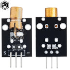 1PCS  KY-008 650nm Laser sensor Module 6mm 5V 5mW Red Laser Dot Diode Copper Head for arduino DIY Kit