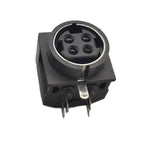 5/10Pcs DIN 3P/4P Horizontal Socket S Terminal MPC Power PS2 Full Plastic Connector 3/4 Core Adapter for Electronics