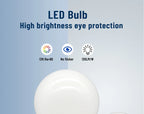 1-5 Pack G80 G95 G125 Globe LED Light Bulbs 10W 12W 18W 40 Watt Equivalent LED Edison Bulbs, Warm White 3000K E27 Base, Milky