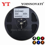 1Reel 0402 0603 0805 1206 1210 SMD New LED Diodes Light Yellow Red Green Blue White 4000PCS 3000PCS 2000PCS