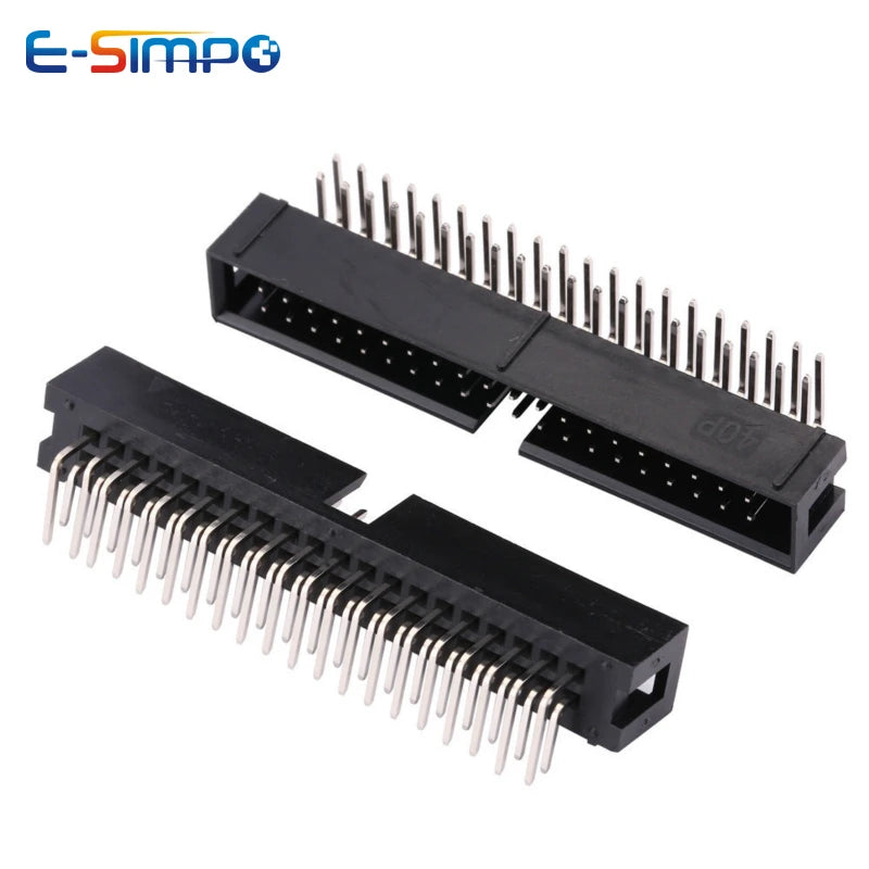 10pcs DC3 1.27/2.0/2.54mm DIP Straight RA Right Angle SMT Double Row 6/8/10/20/30/40/50P ISP Male Pin IDC JTAG Socket Box Header