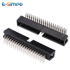10pcs DC3 1.27/2.0/2.54mm DIP Straight RA Right Angle SMT Double Row 6/8/10/20/30/40/50P ISP Male Pin IDC JTAG Socket Box Header