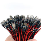 10pcs 2P Micro USB Male JACK 2Pin Welding Wire Male Connector Straight For Mobile Phone Charging Port Charging Socket