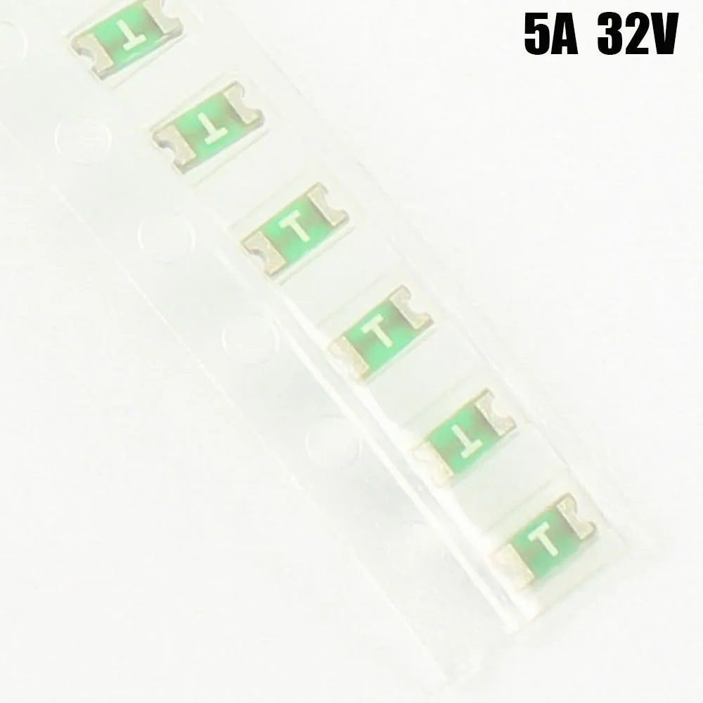 10pcs SMD 1206 3216 Fuse 0.125A 0.2A 0.25A 0.375A 0.5A 0.75A 1A 1.25A 2A 3A 4A 5A 32V 63V 125V 466 LF Very Fast Acting Blow