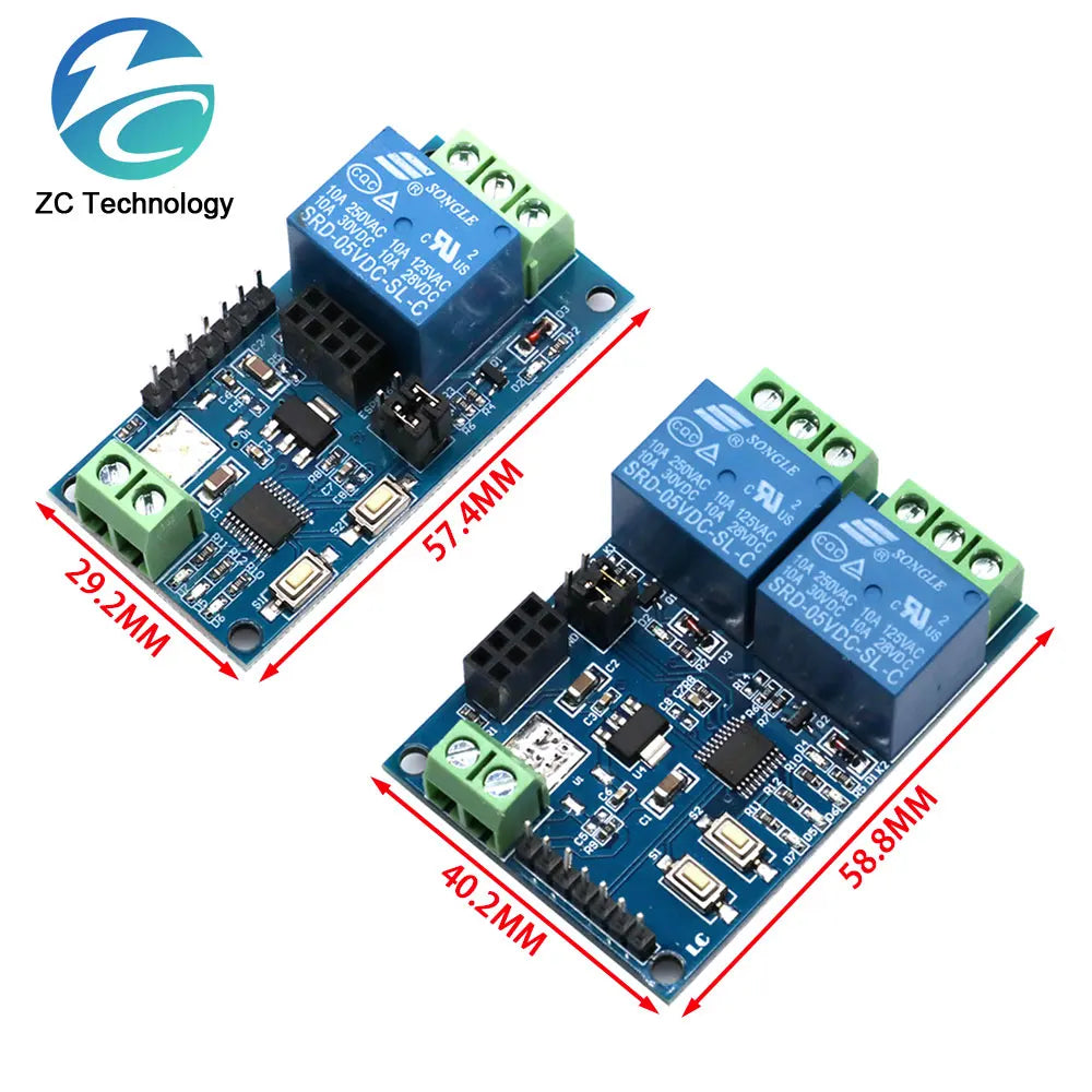 ESP8266 ESP-01 5V 1 Channel 2 Way WiFi Relay Module Things Smart Home Remote Control Switch ESP01 WIFI Wireless Module Phone APP
