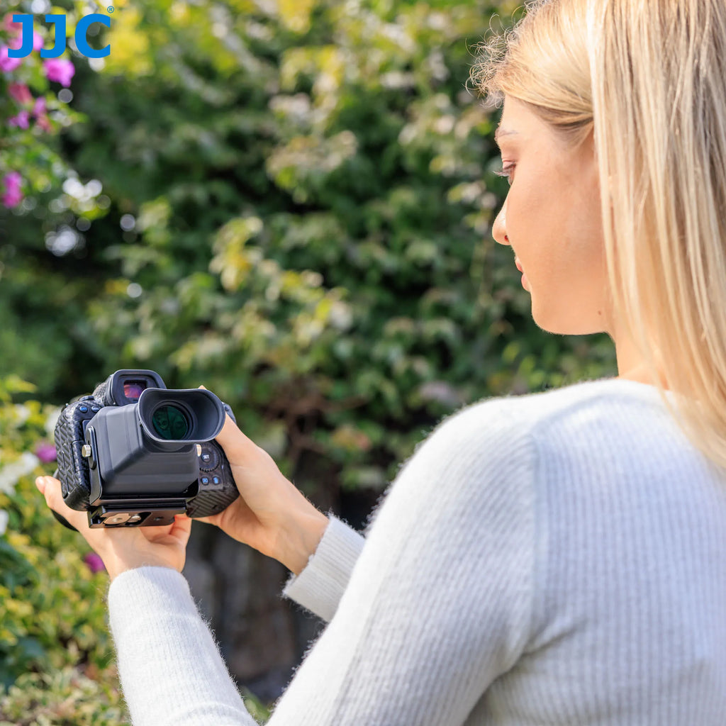 JJC 3X LCD Viewfinder Camera Extender Eyecup Eyepiece Collapsible Fit 3.0' Screen for Nikon Z30 Sony ZV-1 RX100 Fuji X-T30 III