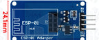 ESP8266 ESP-01 Serial WiFi Wireless Adapter Module 3.3V 5V Esp01 Breakout PCB Adapters Compatible For Arduino