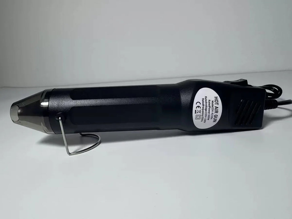 300W Hot Air Gun Portable Mini Heater for DIY Craft Embossing Shrink Wrapping PVC Multi Function Handheld Electrical Heat Tool