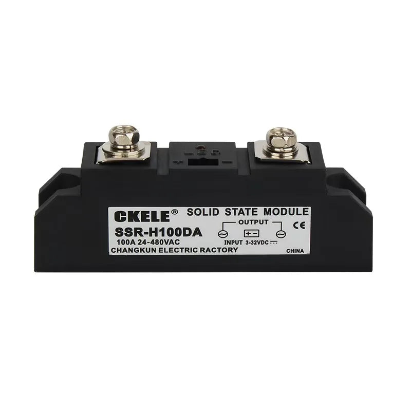 Industrial Solid State Relay SSR DC-AC Module Single Phase 3-32VDC Input 24-480VAC Output 80A 100A 150A 200A 300A 350A 400A 500A