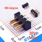 20Pcs Blade Male Battery Connector 2.5 MM Pitch 2 3 4 5 6 7 8 9 10 11 Position Right Angle Through Holes Straight PCB Header