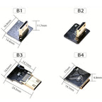 Anti-interference Ribbon FPV HDMI-Compatible Connector Flexible Flat Cable Raspberry Pi 4 Micro Mini HDMI-compatible