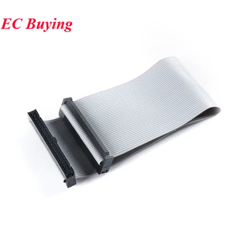 Gray Flat Ribbon Cable 1.27MM 2.0MM 2.54MM Pitch AVR 20cm Data Line Wire FC-6/8/10/12/14/16/20/24/26/30/34/40/50P Pin Connector