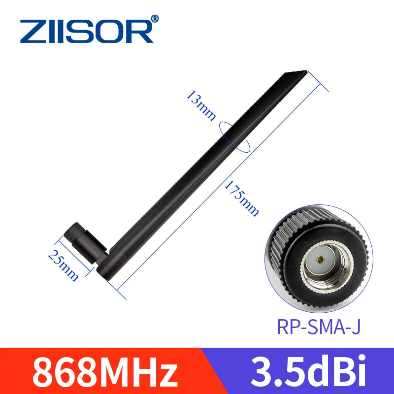 2pcs LoRa 868 MHz Antenna Omni 868M Lorawan Antennas for Communication Antennae SMA Male Foldable Mini Aerial High Gain 3.5dBi