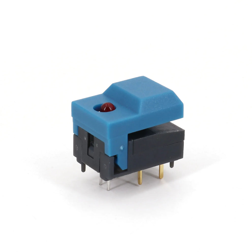 10Pcs PB86-A1 6Pin With LED Momentary SPDT Square Push Button Tact Switch for Stage Equipment Control