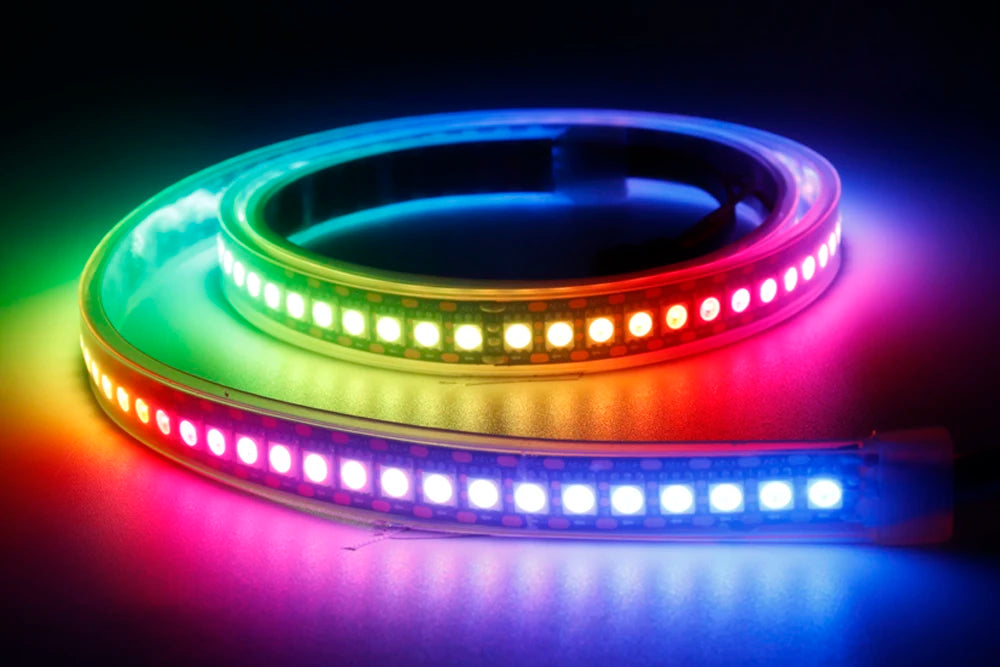 1-3M WS2812B WS2815 LED Strip 144 Pixels/LEDs/m Addressable IC Smart 5050 RGB LED Strip Light IP30/IP65/IP67 DC5V/12V