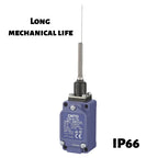Limit Switch, CNTD CWLNJ‑S2 aluminum alloy housing 1NO1NC contact, 10A 250VAC IP65 flexible spring rod, position sensor for mach
