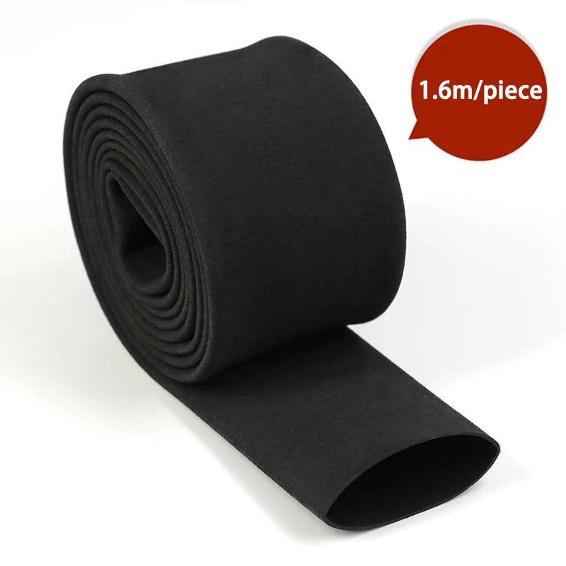 1.6m New Non Slip Heat Shrink Tube Solid Color 18mm ~ 40mm Waterproof Cover Bicycle Handle Protector Anti Skid Fishing Rod Wrap