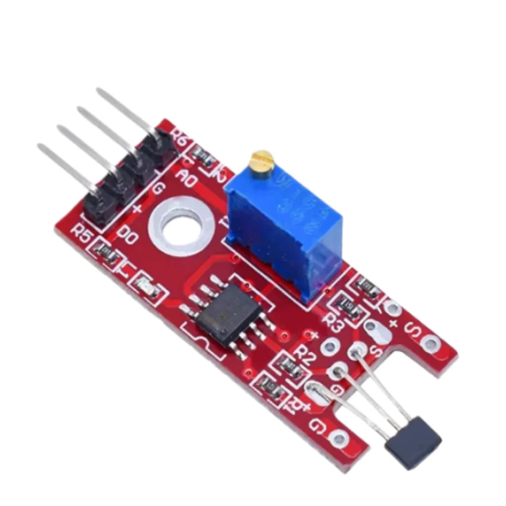 10-2PCS,KY-024 Linear Magnetic Hall Sensor Board Switch Speed Counting Hall Sensors Module For Arduino Diy KY024 Hall Sensor