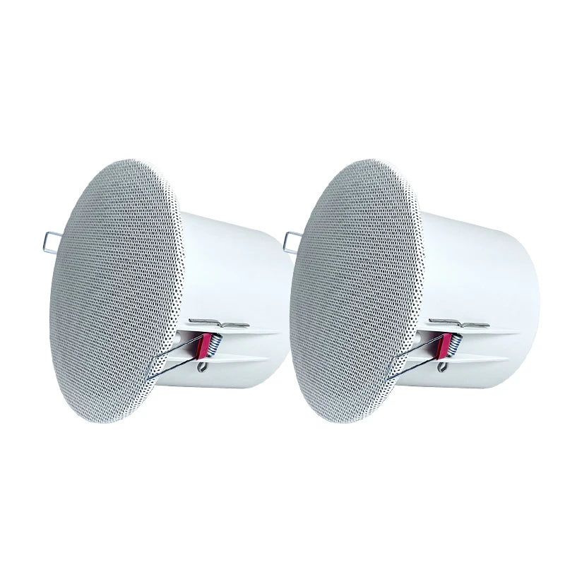 3 Inch 10W Wall Ceiling Speakers 8 ohm Impedance Full Range Stereo Sound Embedded Passive Speakers Home Background Music System